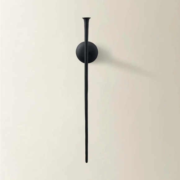 Z Gallerie Aspar Matte Black Wall Sconce Set — Brand New In Box - Picture 3 of 8